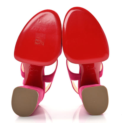 Christian Louboutin Veau Velours Foolish 130 Platform Sandals 37 Bomba 5 of 7