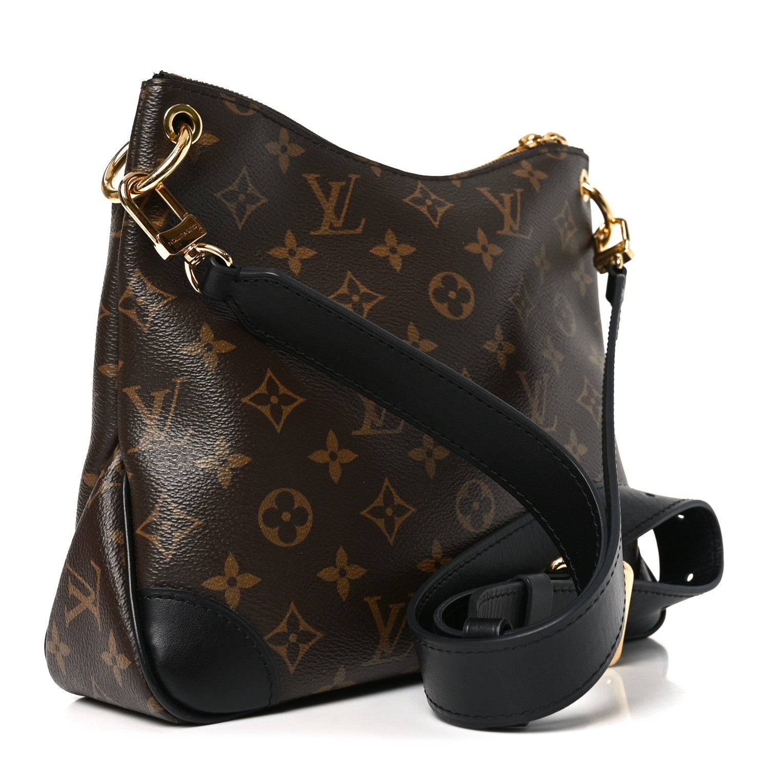 Louis Vuitton Monogram Odeon PM Black 3 of 9