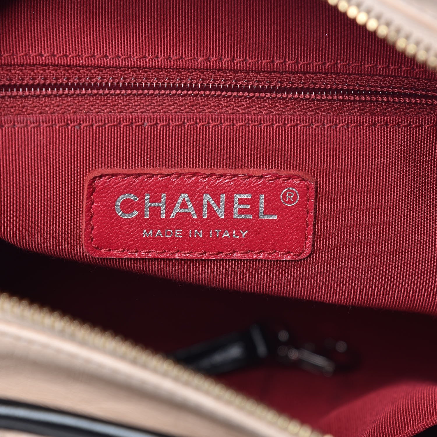 Chanel Aged Calfskin Quilted Medium Gabrielle Hobo Beige Black 6 of 14