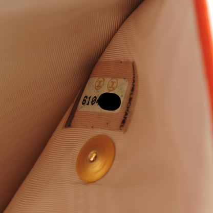 Chanel Goatskin Compact CC Flap Wallet Orange 9 of 9