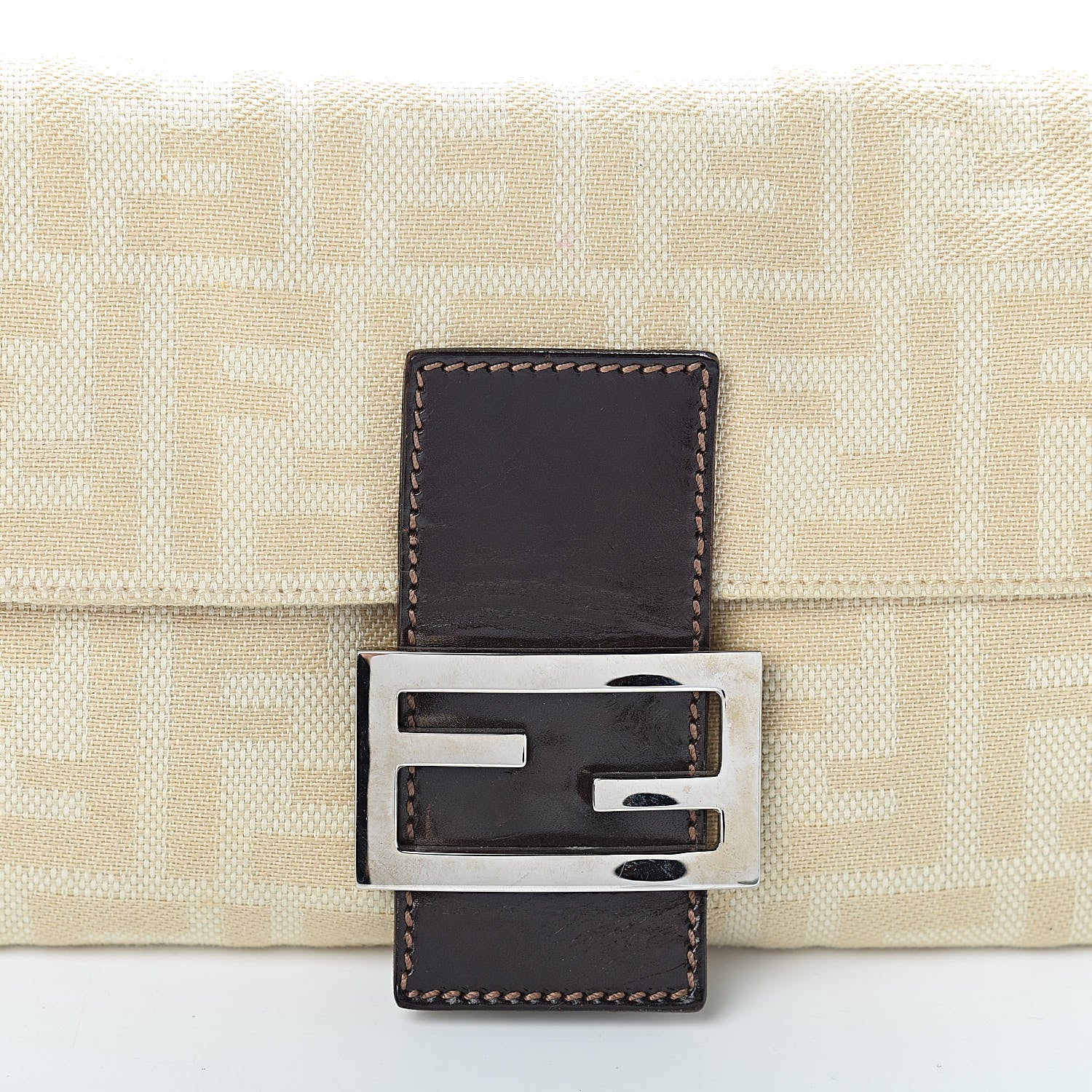 Fendi Zucca Baguette Beige 7 of 9