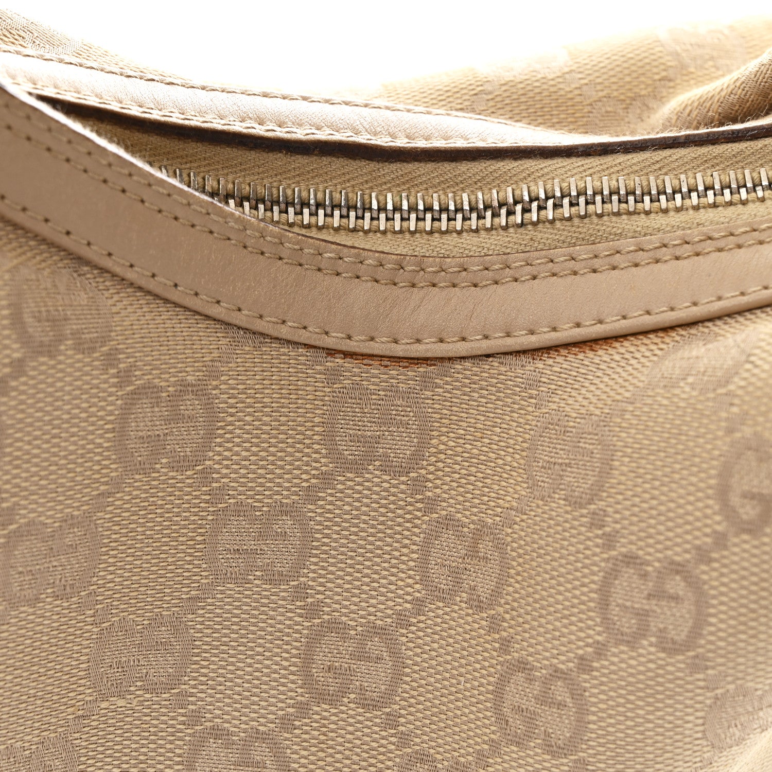 Gucci Monogram Hobo Beige 11 of 11