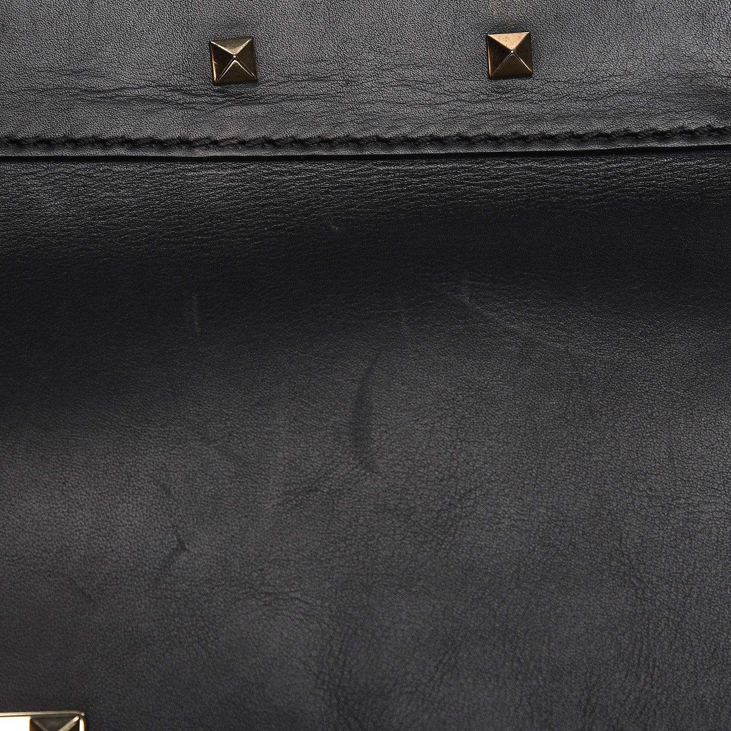 Valentino Garavani Nappa Rockstud Frame Handle Bag Black 12 of 12