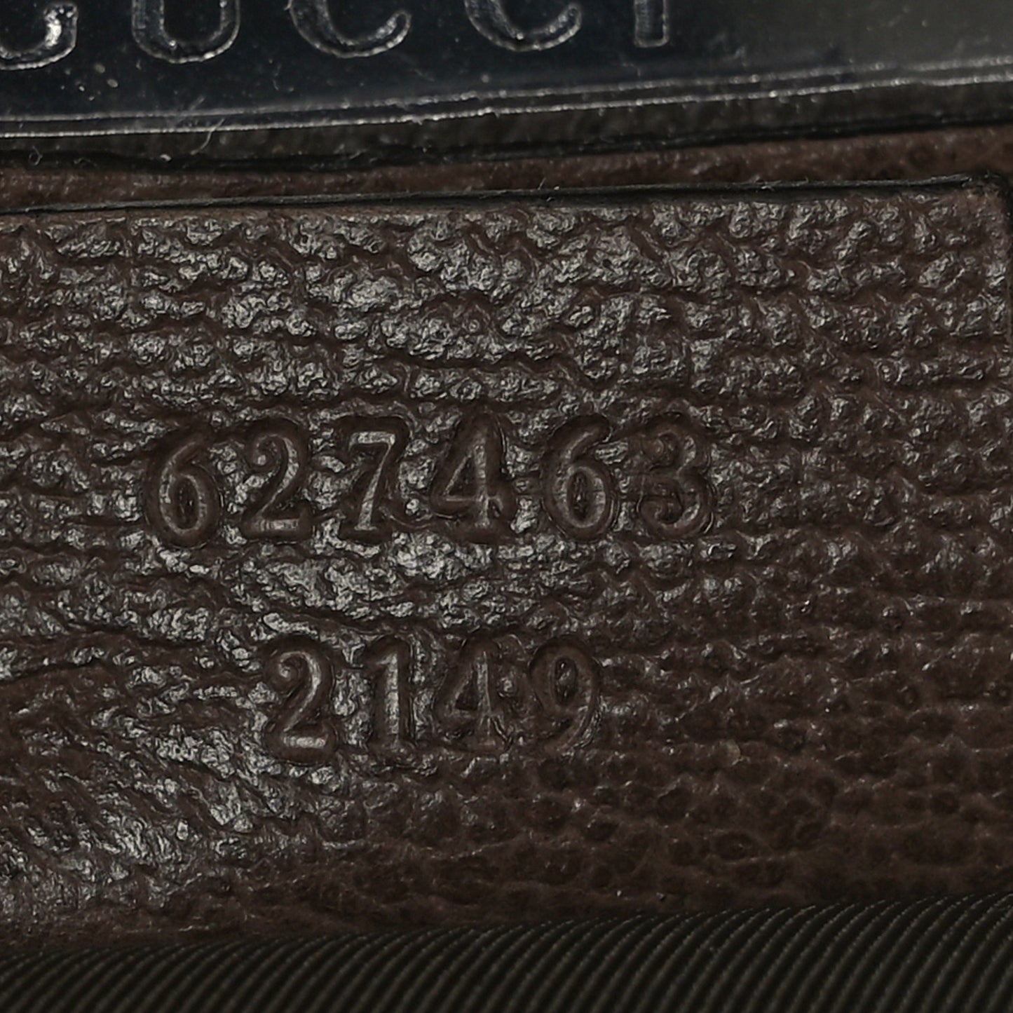 GG Supreme Monogram Textured Calfskin Web Ophidia Vanity Cosmetic Case Beige Ebony New Acero