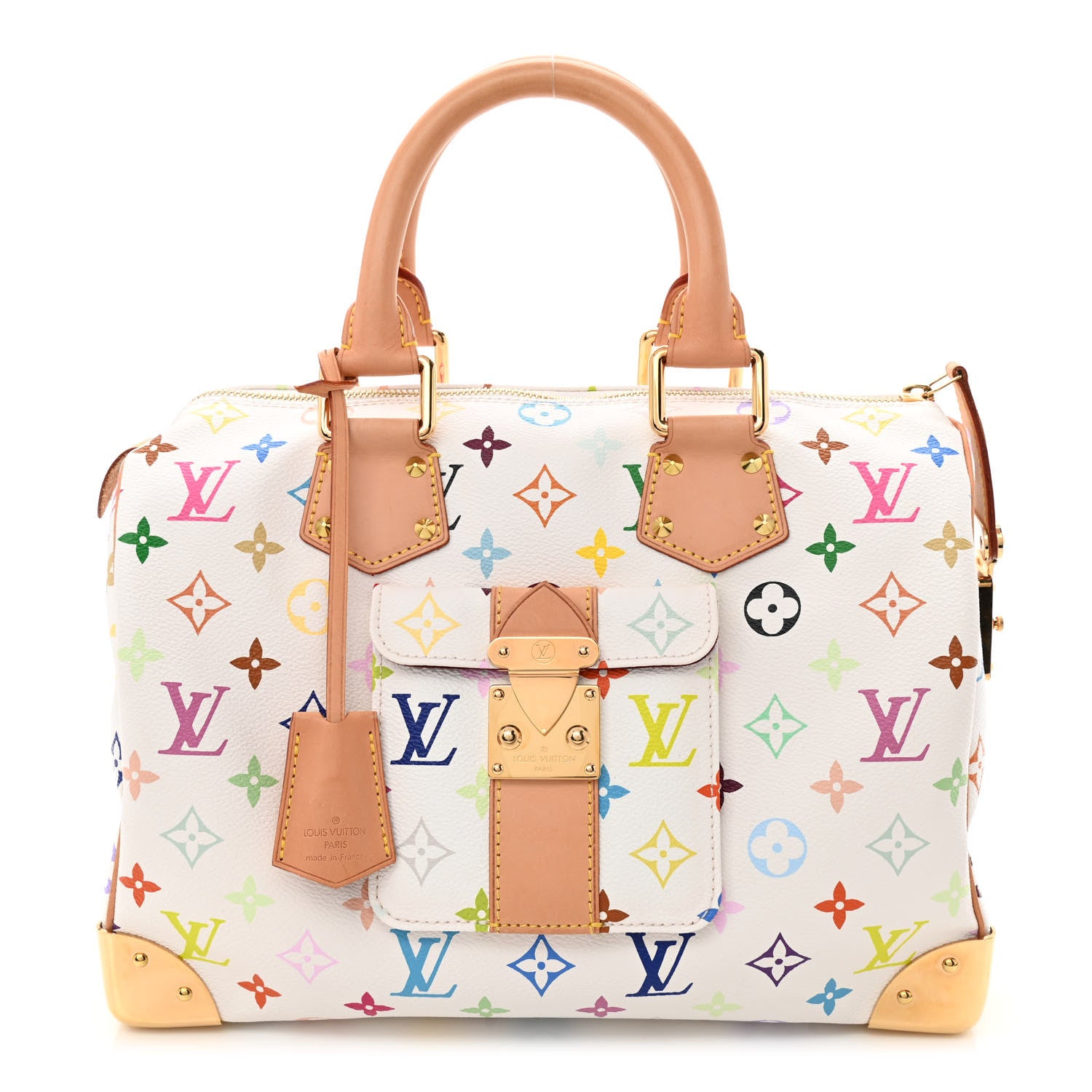 Louis Vuitton Monogram Multicolor Speedy 30 White 1 of 10