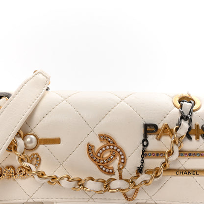 Chanel Lambskin Quilted Mini Coco Clips Flap White 8 of 10
