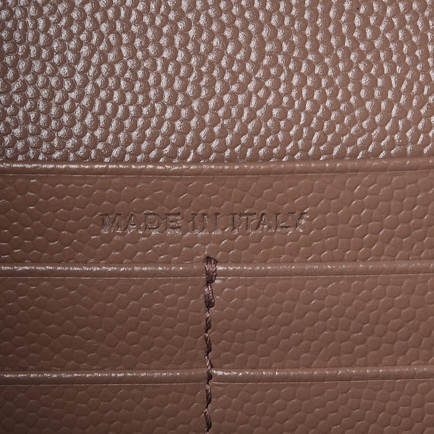 Grain De Poudre Matelasse Chevron Monogram Chain Wallet Fard