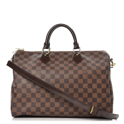 Louis Vuitton Damier Ebene Speedy Bandouliere 35 1 of 8