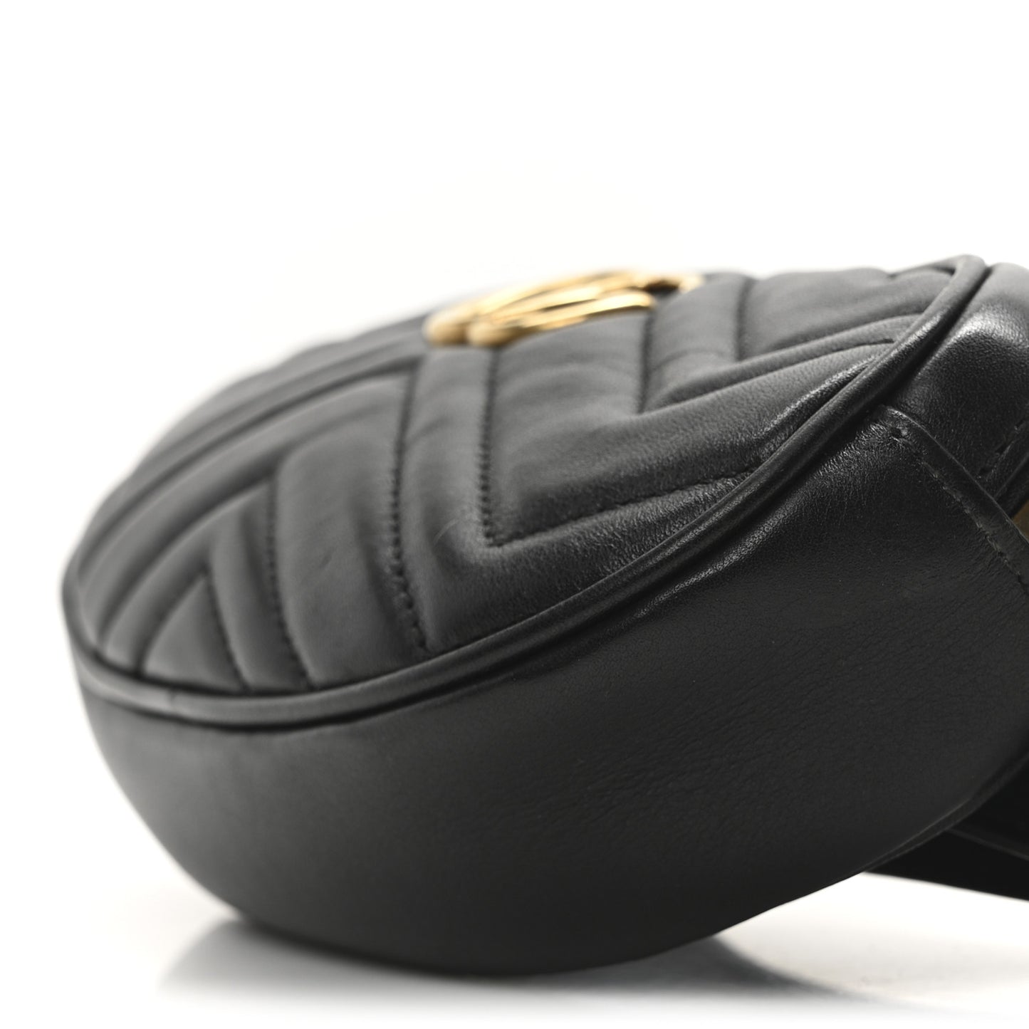 Calfskin Matelasse GG Marmont Belt Bag 85 34 Black