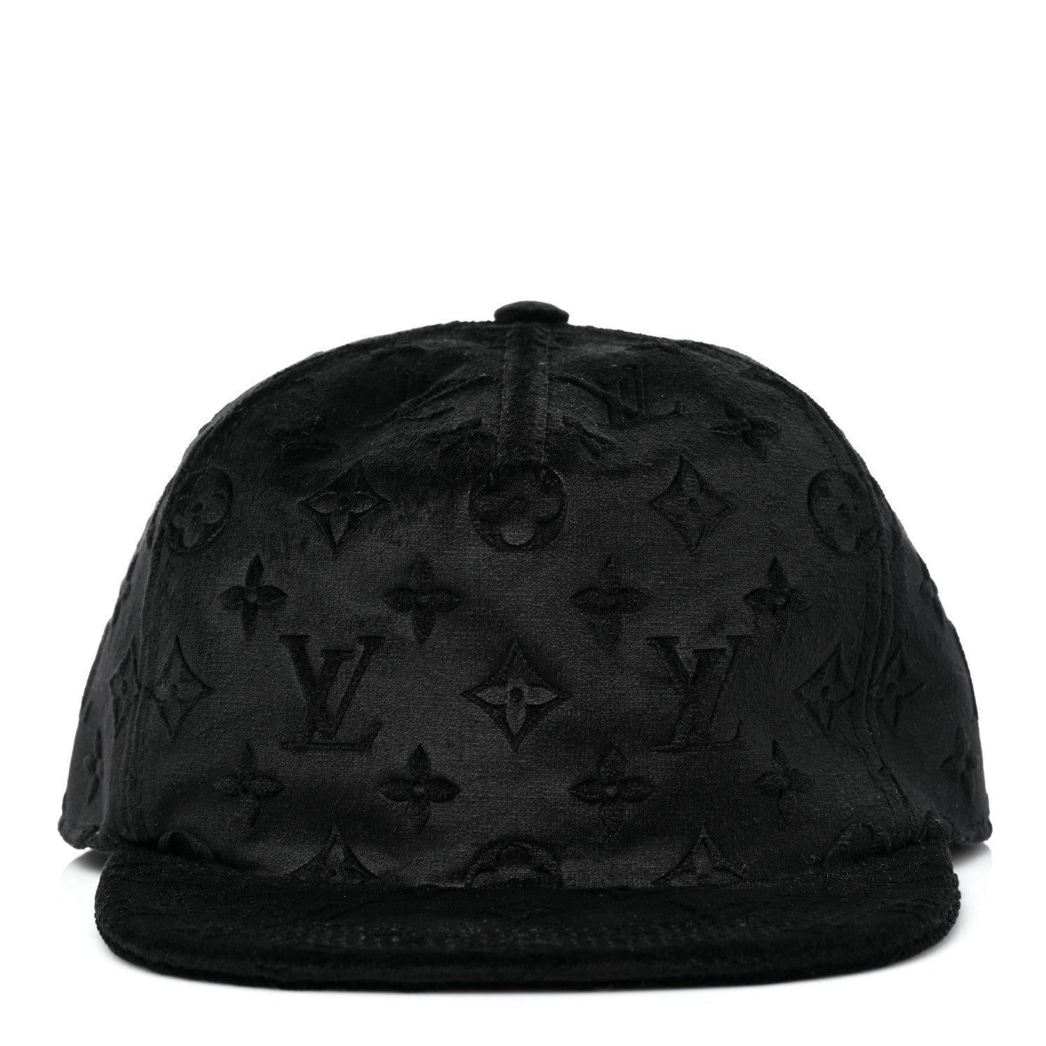 Louis Vuitton Jacquard Velvet Monogram Cap M Black 3 of 8