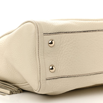 Gucci Pebbled Calfskin Small Soho Top Handle Bag Off White 9 of 14