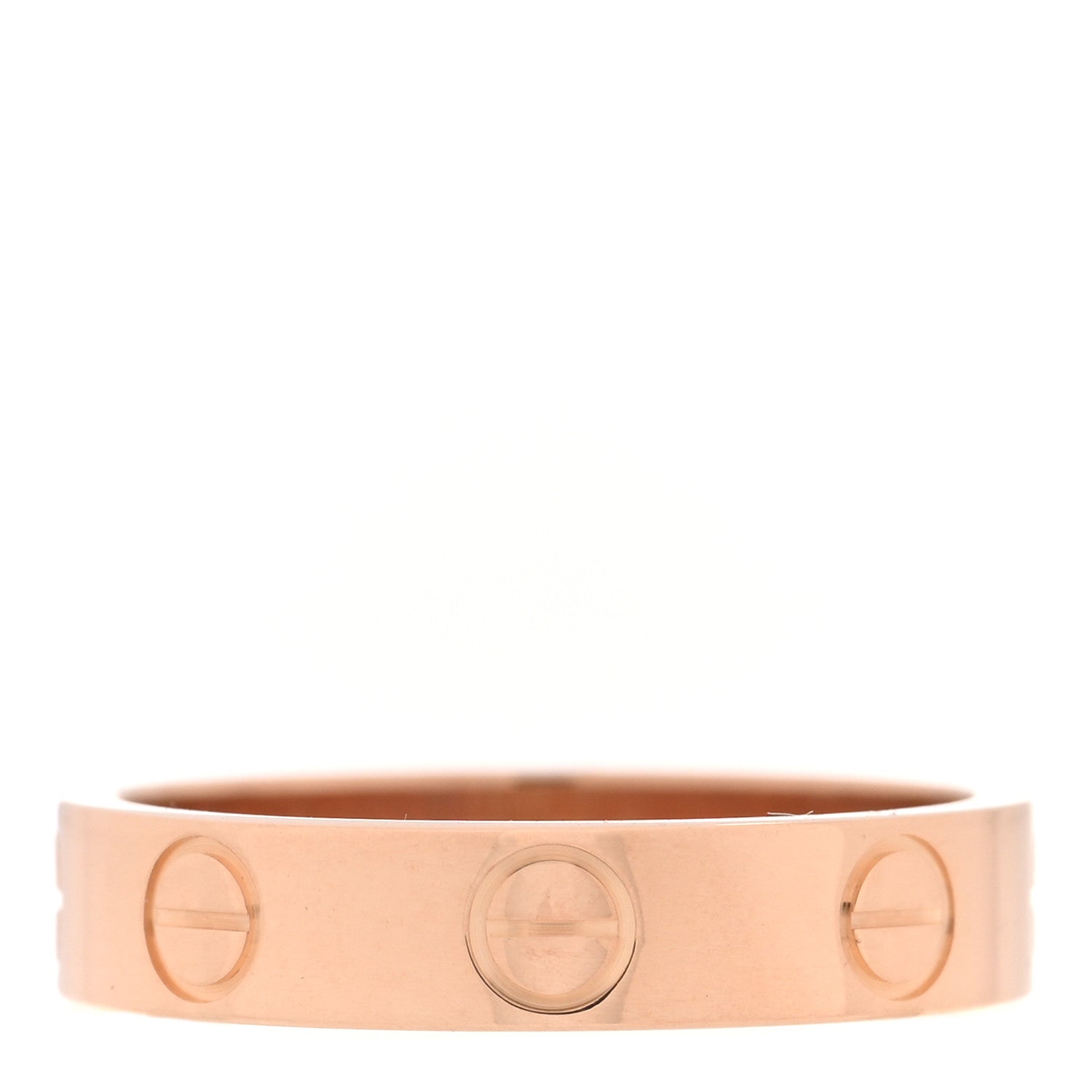 Cartier 18K Pink Gold 3.5mm LOVE Wedding Band Ring 47 4 3 of 4