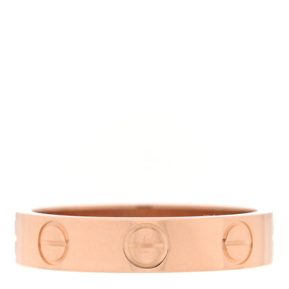 Cartier 18K Pink Gold 3.5mm LOVE Wedding Band Ring 47 4 3 of 4