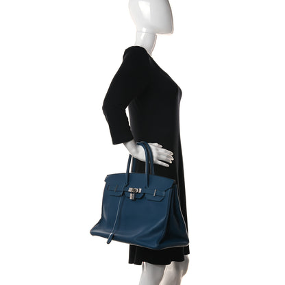 Hermes Epsom Birkin 35 Bleu Izmir 2 of 36