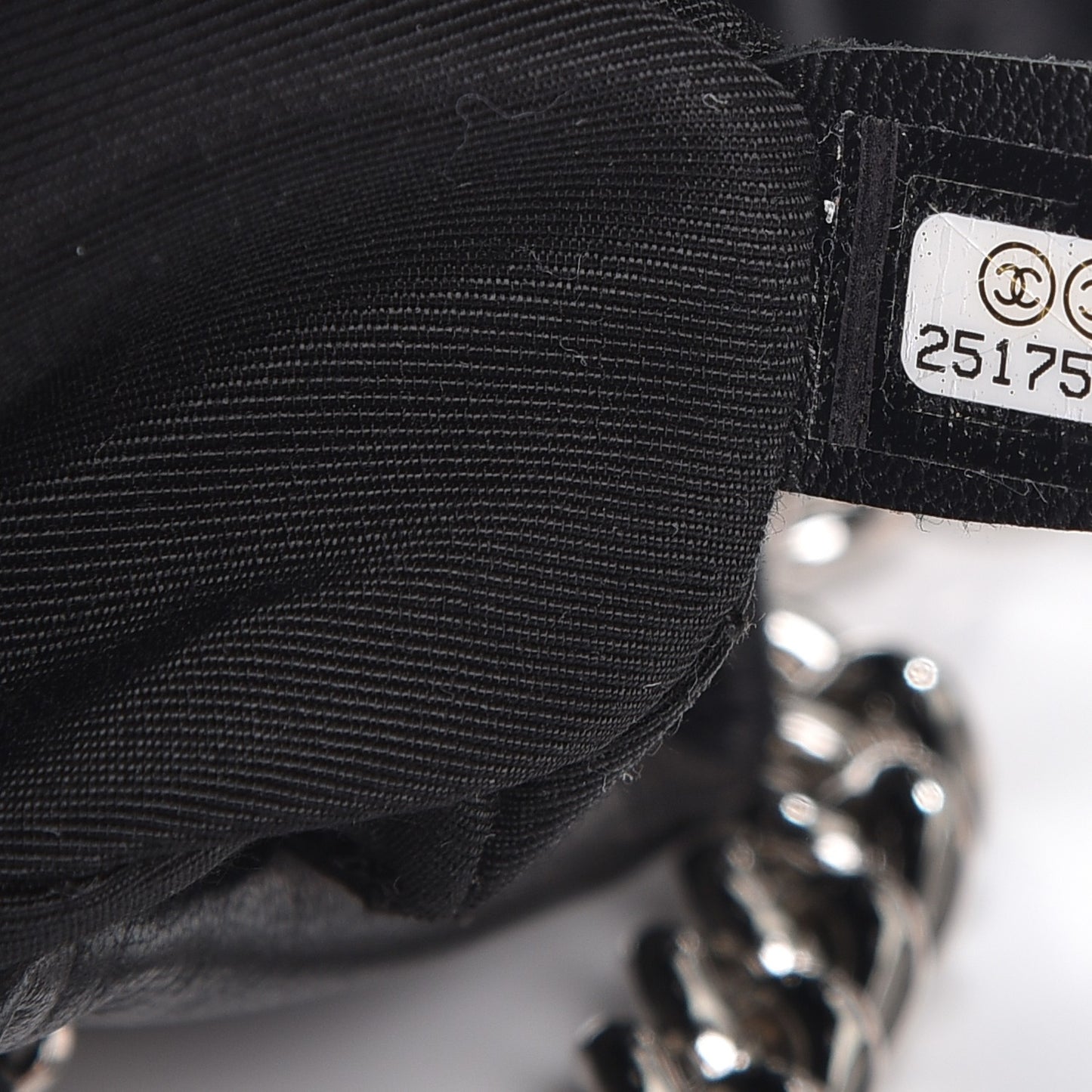 Lambskin Quilted Small Chain Bucket Bag Black