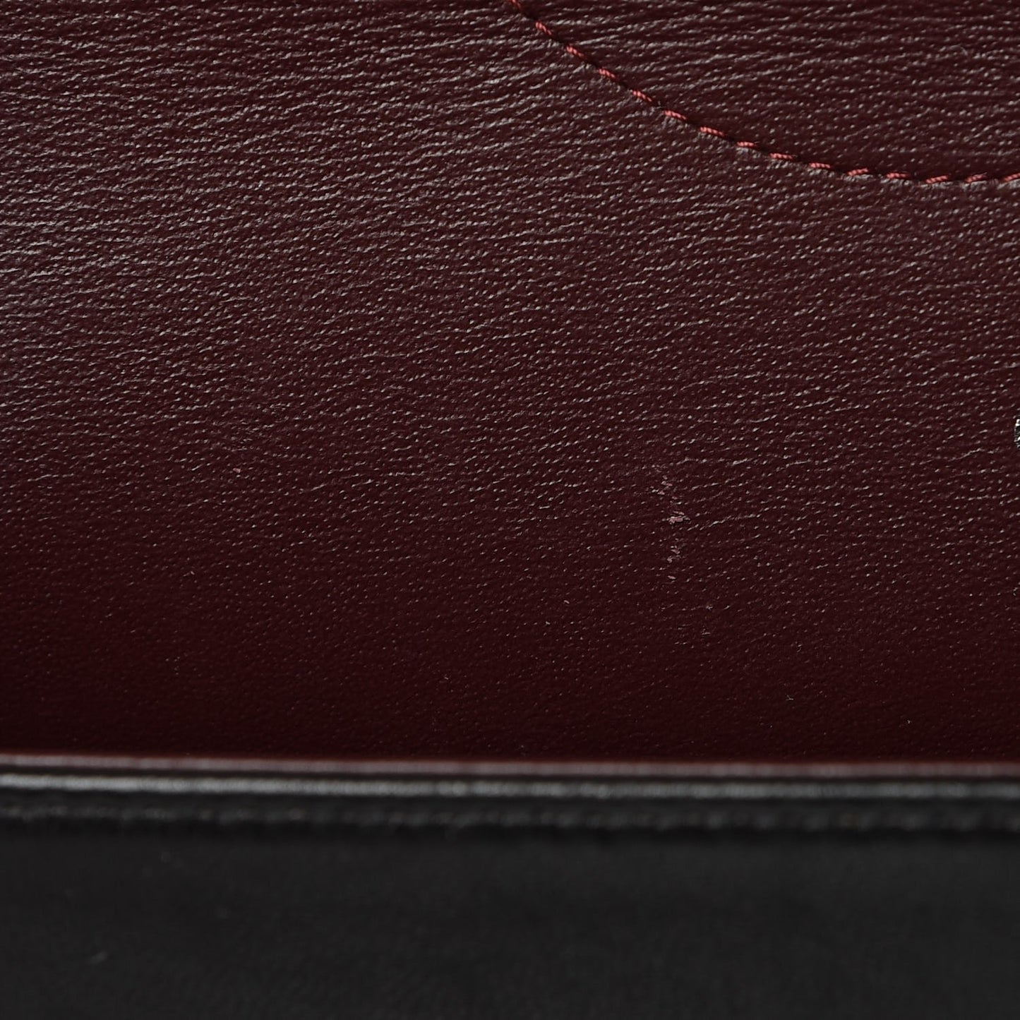 Lambskin Quilted Jumbo Double Flap Black
