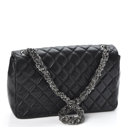 Chanel Lambskin Quilted Medium Westminster Pearl Flap Black 2 of 9
