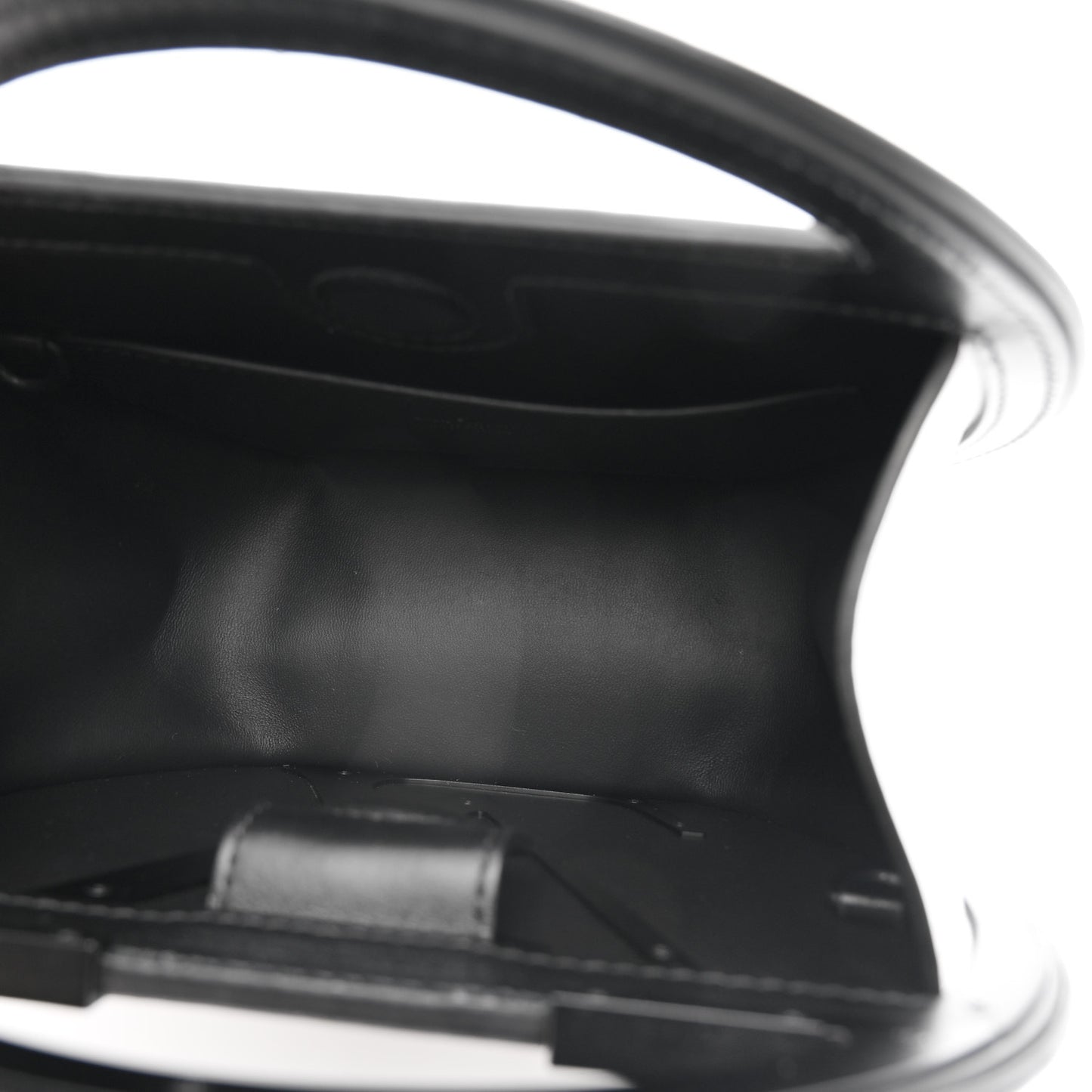 Calfskin Around Me PM White Black