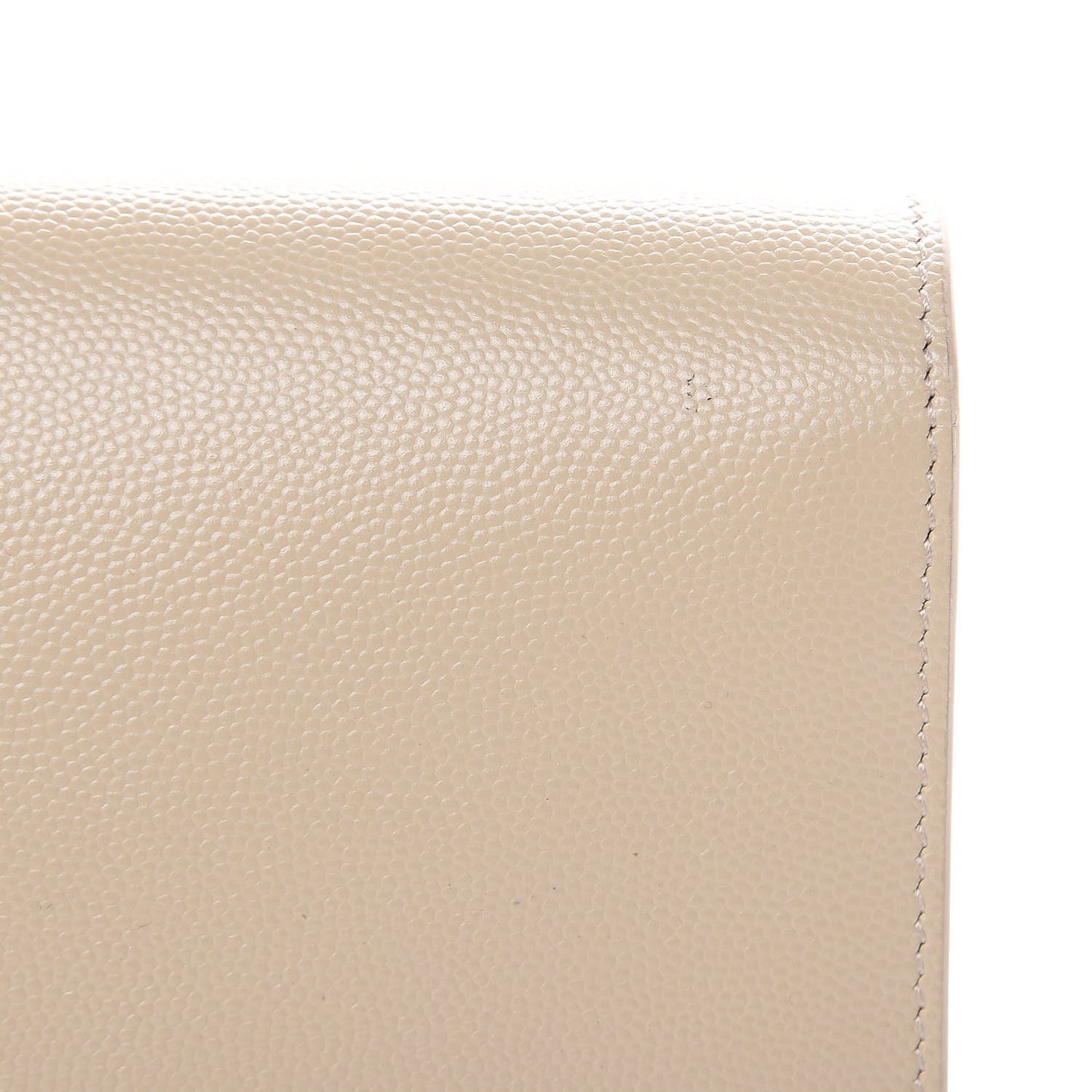 Grain De Poudre Classic Kate Monogram Clutch Nude Powder