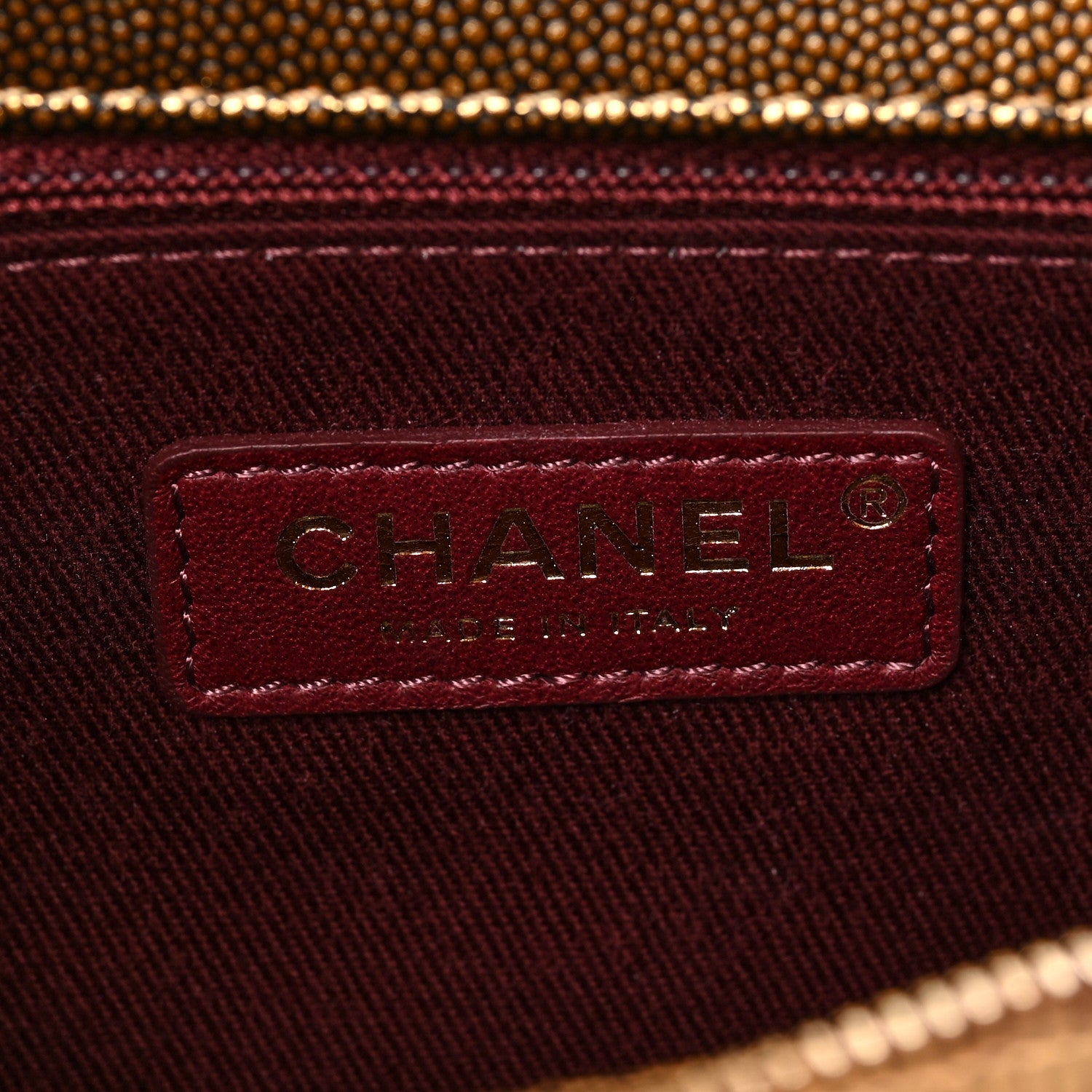 Chanel Metallic Caviar Quilted Small Coco Handle Flap Bronze 6 of 9