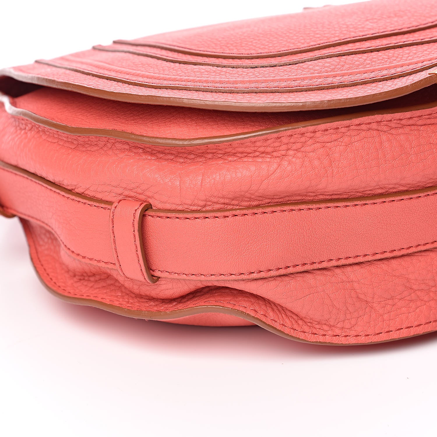 Chloe Calfskin Medium Marcie Round Crossbody Bag Paradise Pink 8 of 10