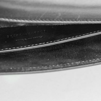 Saint Laurent Calfskin Lutetia Flap Clutch Black 7 of 7