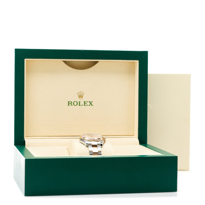Rolex Stainless Steel 18K Everose Gold Diamond 31mm Oyster Perpetual Datejust Watch Silver 178271 5 of 5