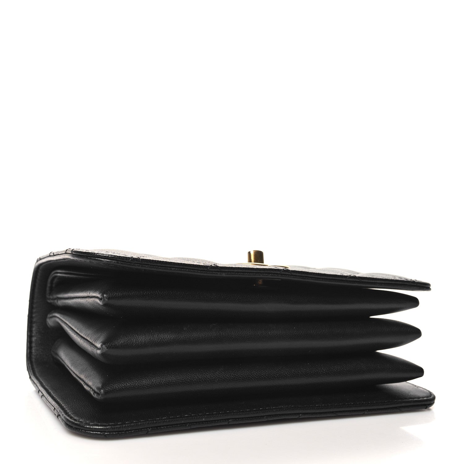 Chanel Caviar Quilted Mini Top Handle Flap Black 4 of 12