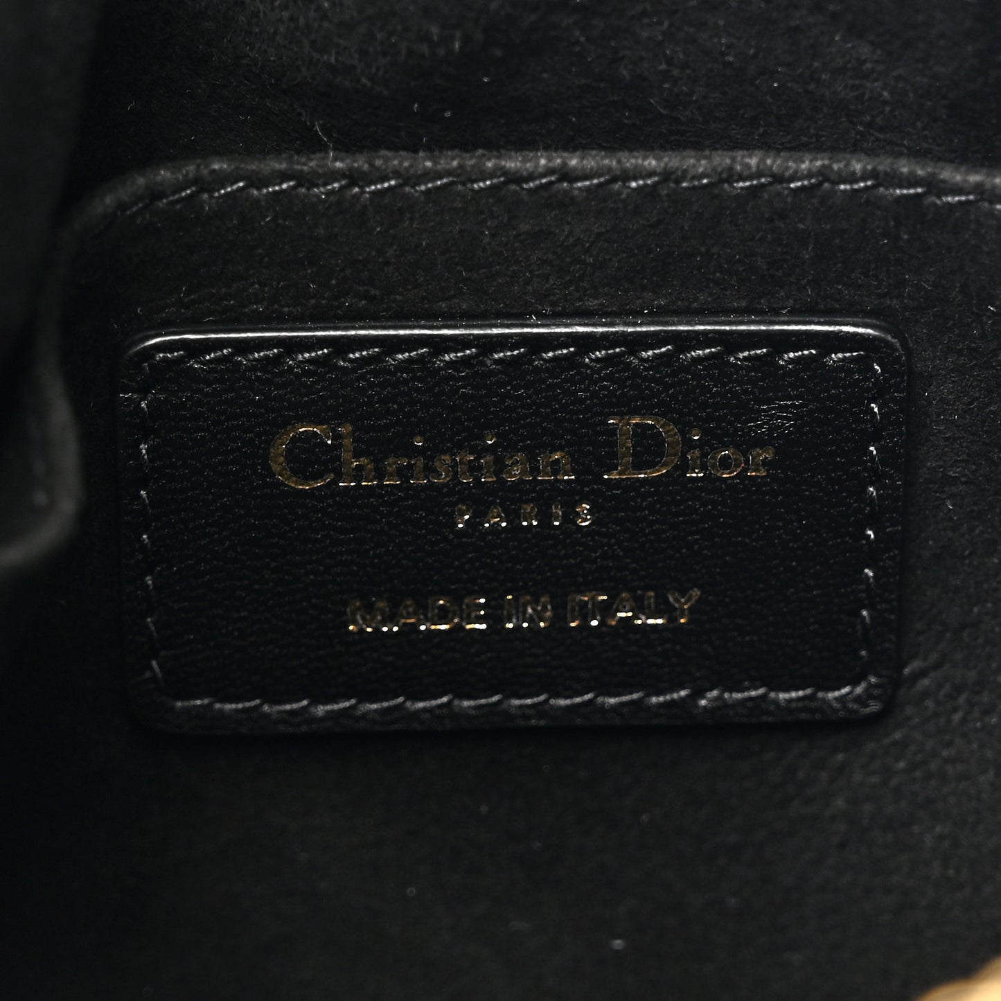 Lambskin Cannage Medium Dior Vibe Hobo Bag Black