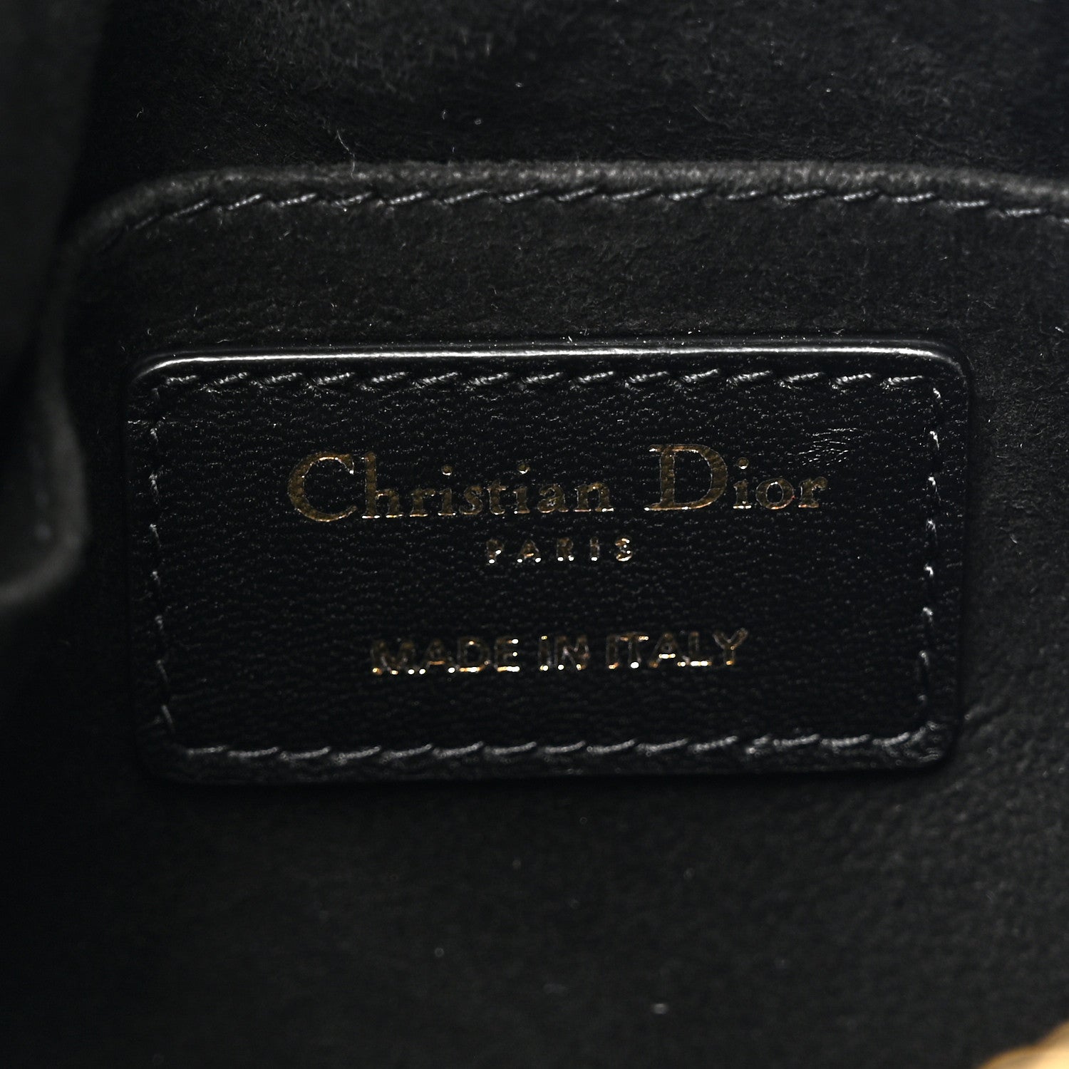 Christian Dior Lambskin Cannage Medium Dior Vibe Hobo Bag Black 6 of 11
