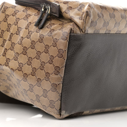 Gucci Crystal Monogram Backpack Dark Brown 9 of 19