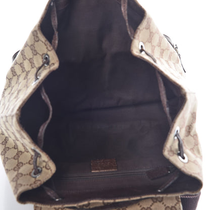 Gucci Monogram Backpack Dark Brown 5 of 9