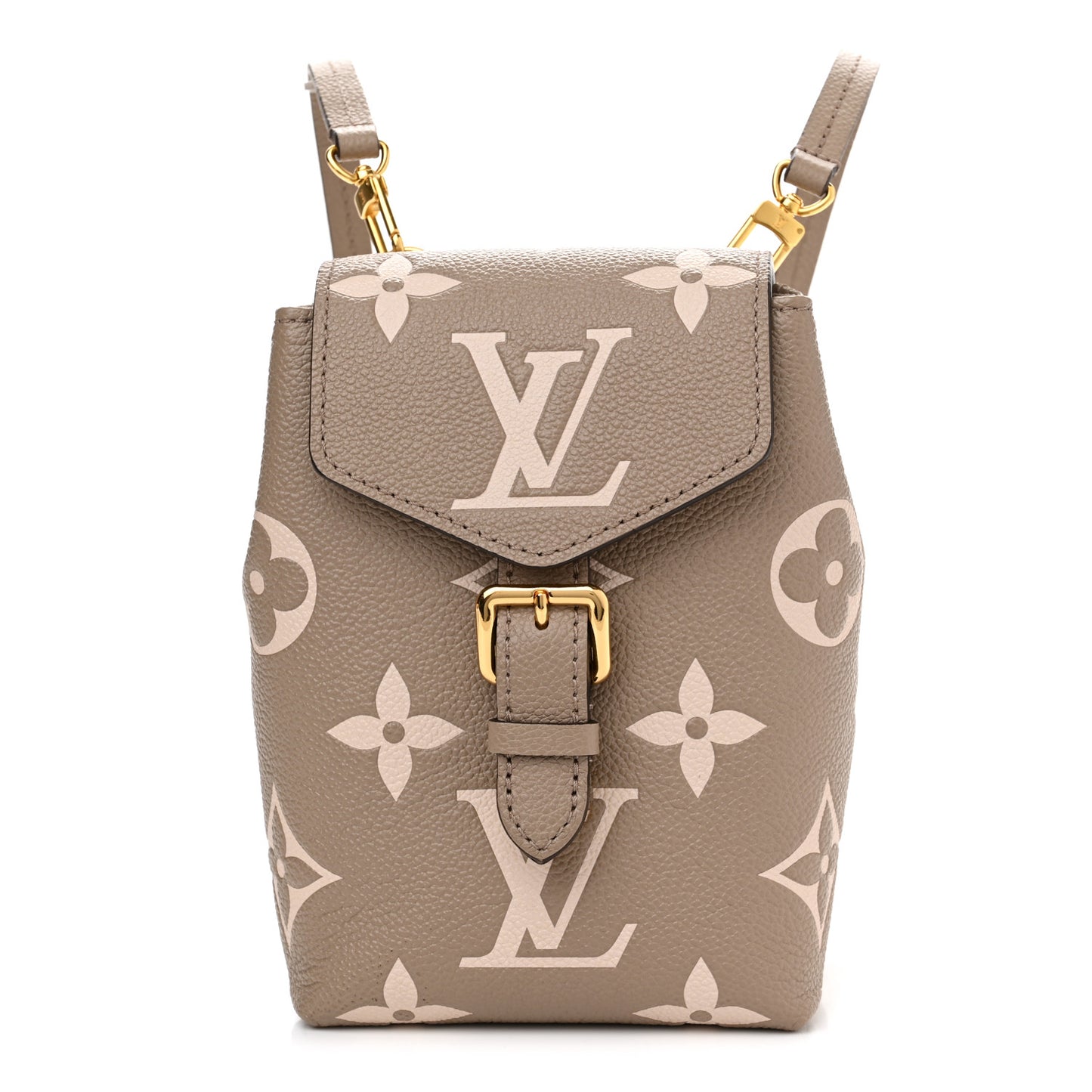 Empreinte Monogram Giant Tiny Backpack Tourterelle Cream