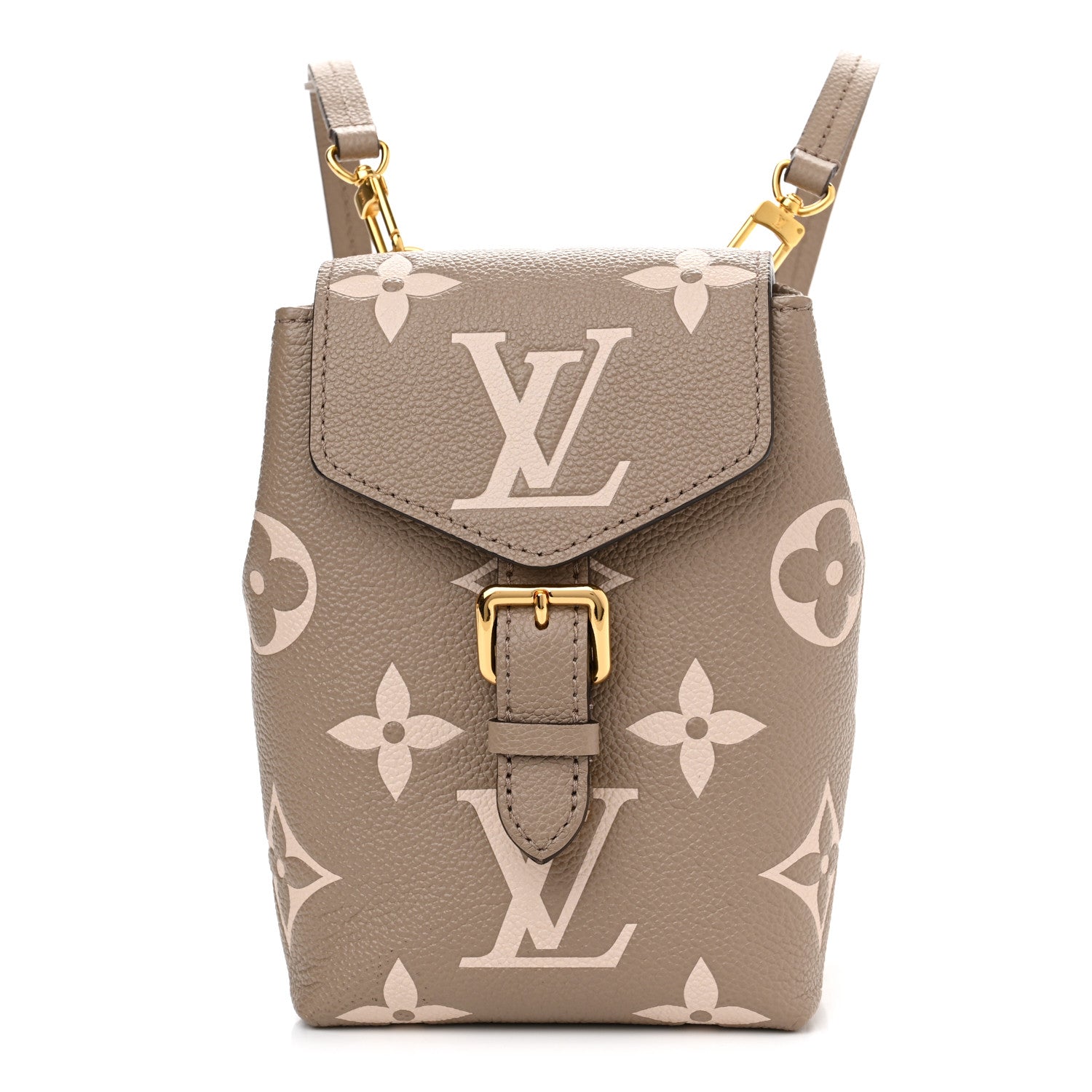 Louis Vuitton Empreinte Monogram Giant Tiny Backpack Tourterelle Cream 1 of 11