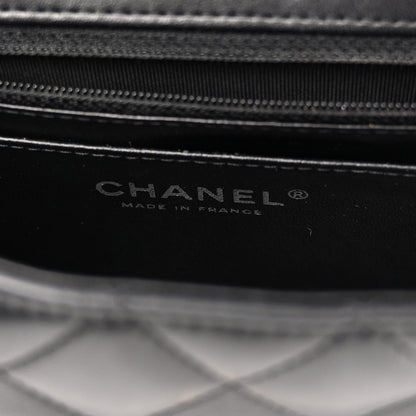 Chanel Lambskin Quilted Mini Rectangular Flap Black 6 of 11