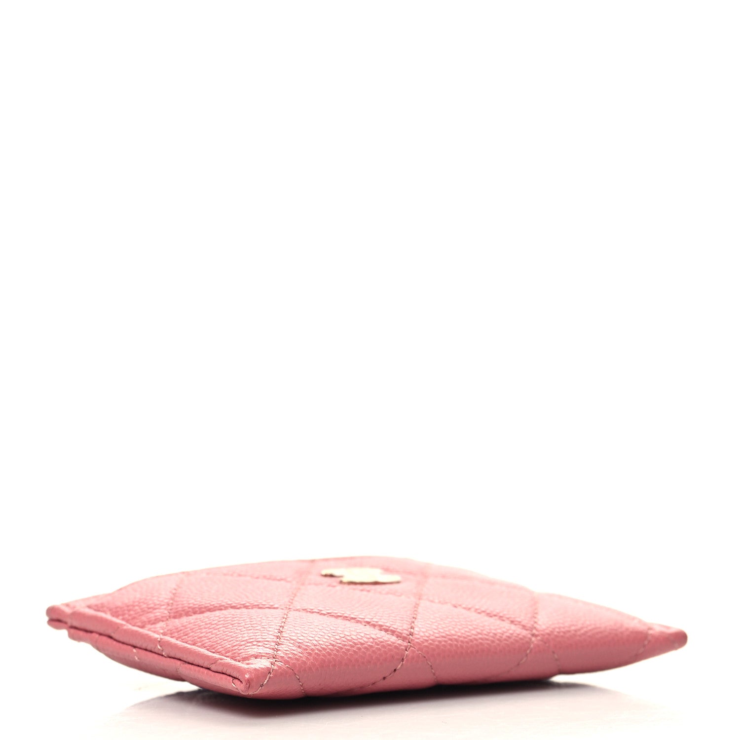 Chanel Caviar Quilted Card Holder Pink 4 of 10