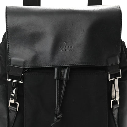 Gucci Calfskin Canvas Backpack Black 8 of 10