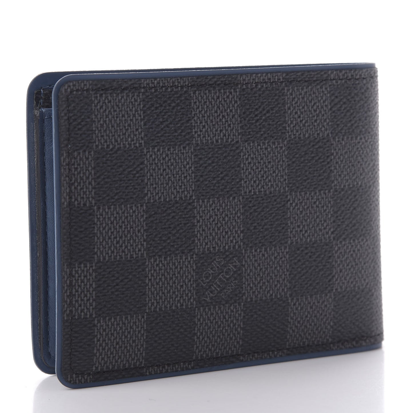 Damier Graphite Multiple Wallet Blue