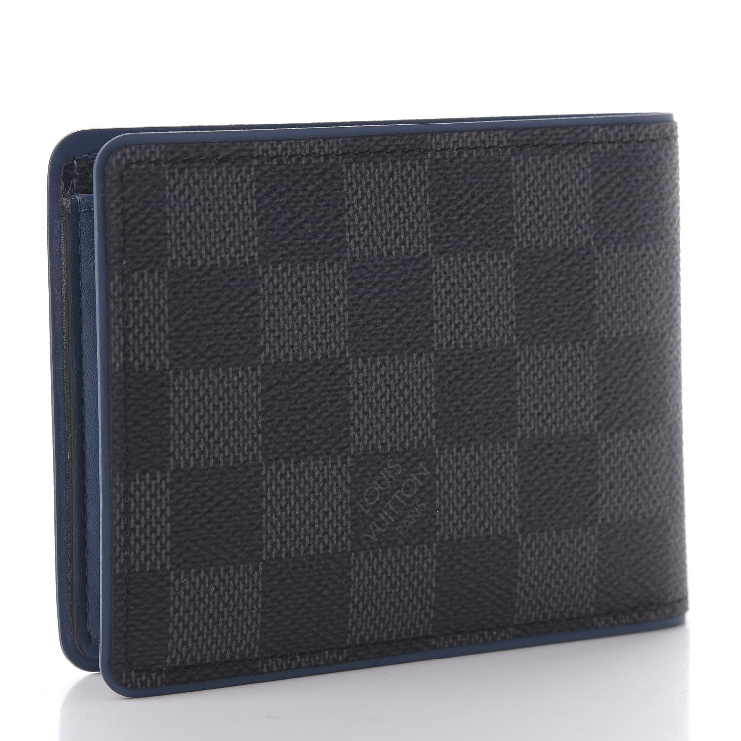 Louis Vuitton Damier Graphite Multiple Wallet Blue 3 of 6