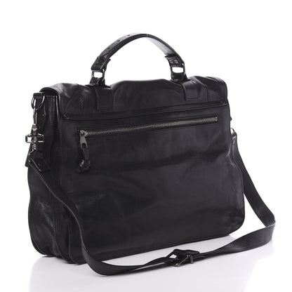 Proenza Schouler Lambskin PS1 Large Satchel Black 4 of 12