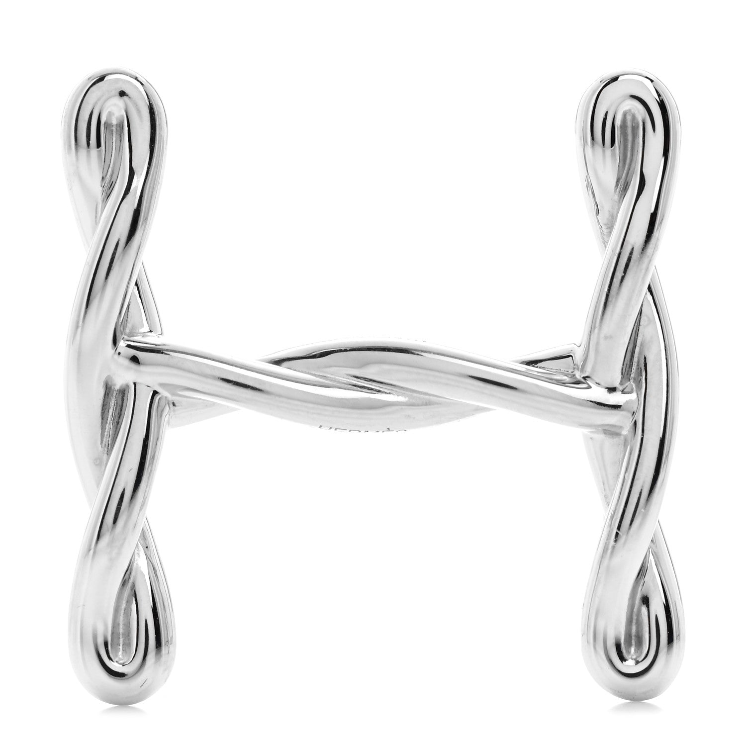 Hermes Palladium 24mm Mors H Belt Buckle 1 of 4