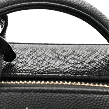 Chanel Caviar Quilted Small CC Filigree Vanity Case Black 12 of 12