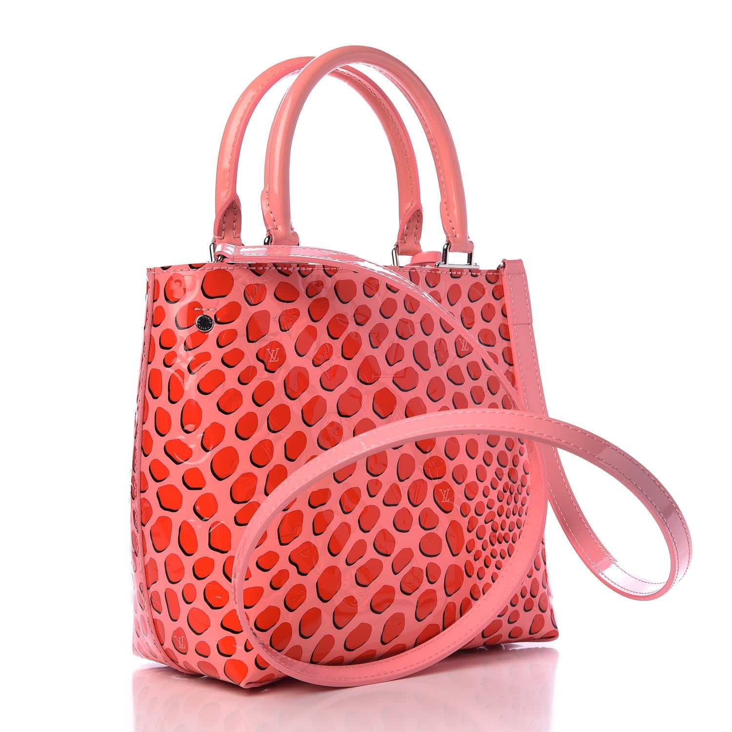 Louis Vuitton Vernis Jungle Dots Open Tote Sugar Pink Poppy 3 of 6