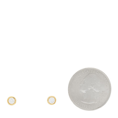 Tiffany 18K Yellow Gold Diamond .34ctw Elsa Peretti Diamonds By The Yard Earrings 2 of 5
