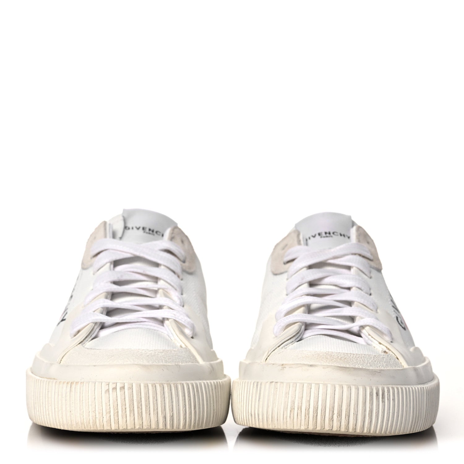 Givenchy Canvas Logo Tennis Light Low Top Sneakers 36.5 White 2 of 13