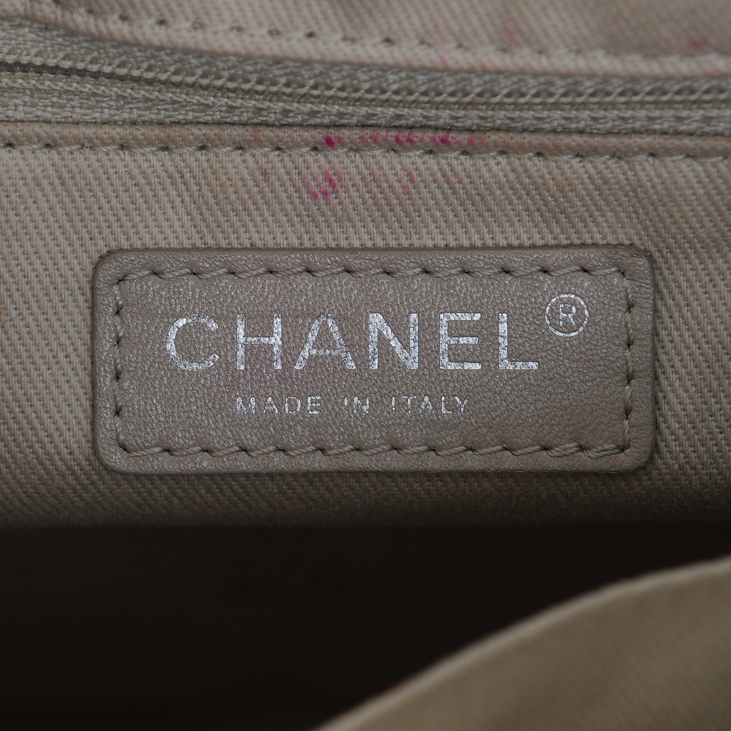 Chanel Caviar Quilted Timeless CC Soft Tote Navy Blue 6 of 7