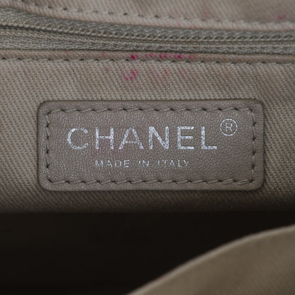Chanel Caviar Quilted Timeless CC Soft Tote Navy Blue 6 of 7