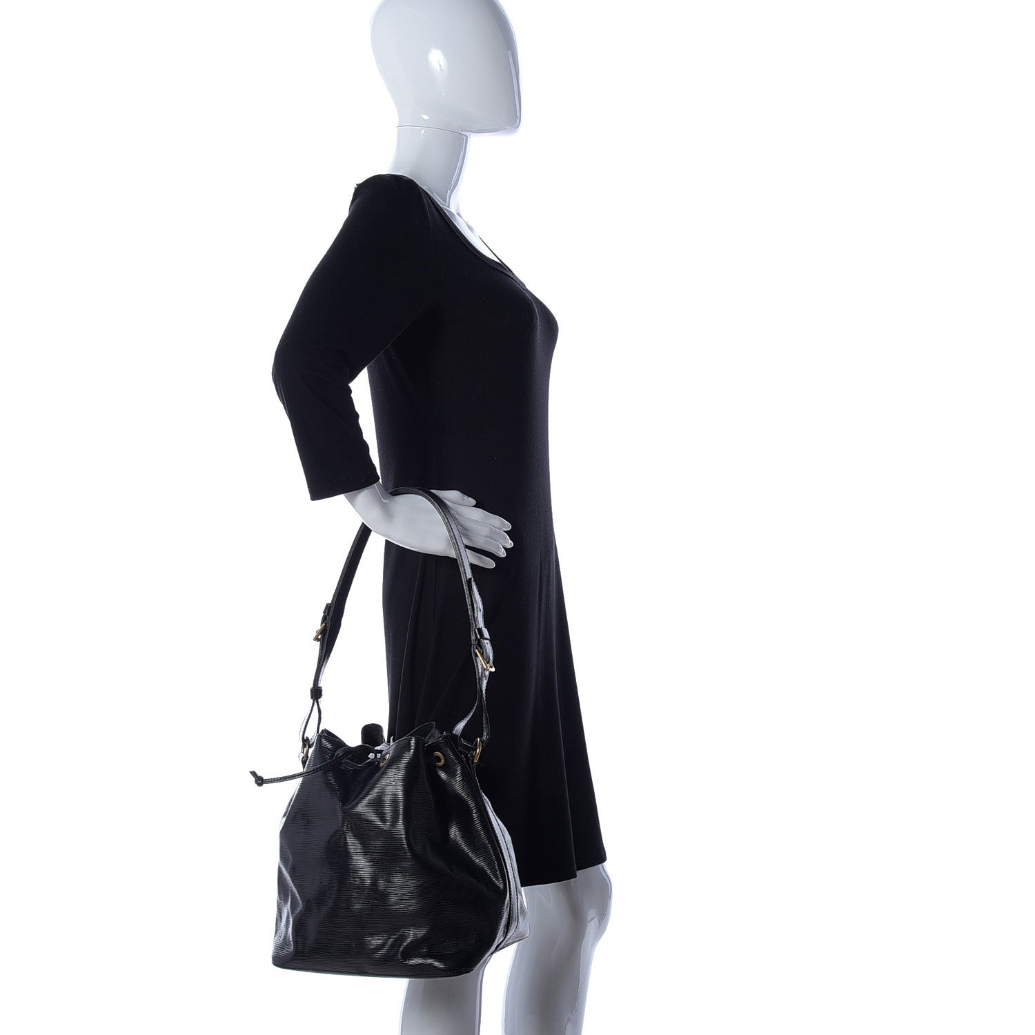 Louis Vuitton Epi Petit Noe Black 2 of 8