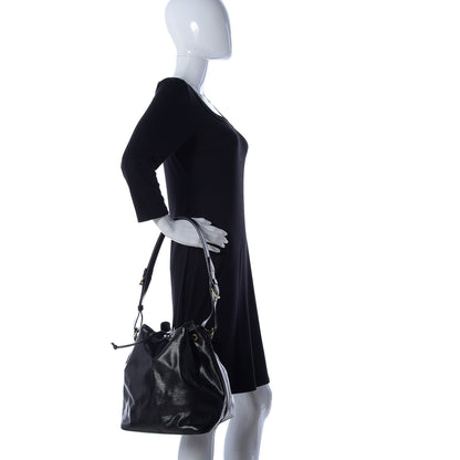 Louis Vuitton Epi Petit Noe Black 2 of 8