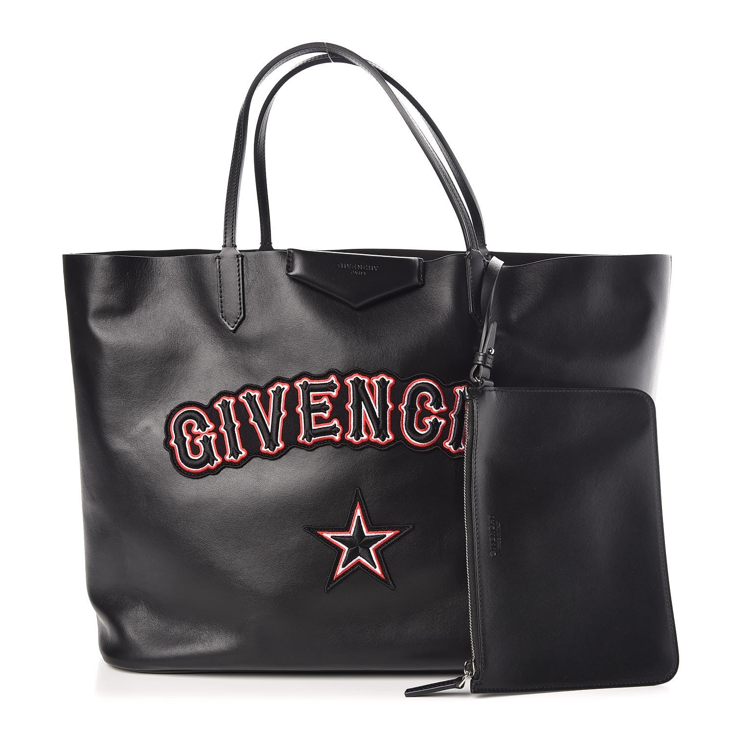 Givenchy Calfskin Gothic Large Antigona Tote Black 3 of 9